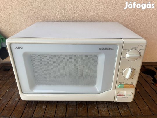 AEG Nagy Grilles Mikrohullámú Sütő Mikró Fehér