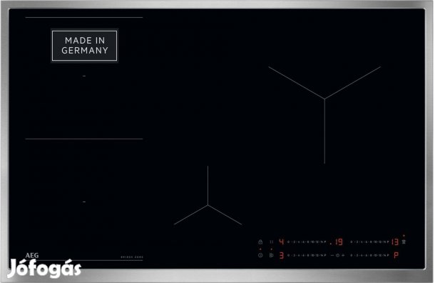 AEG TO84IB0FRB indukciós főzőlap, Hobhood , Powerboost, Bridge funkció