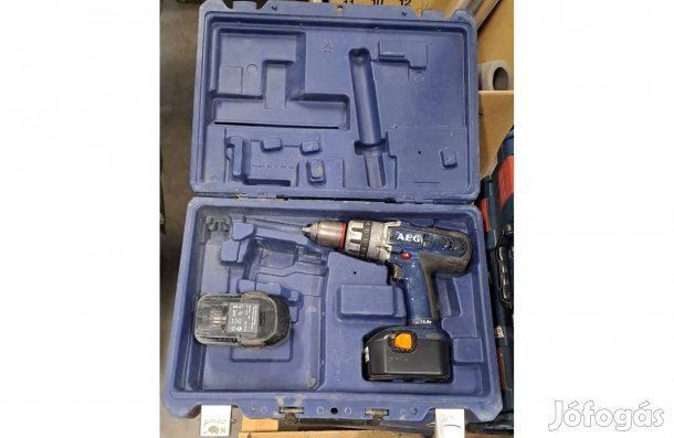 AEG akkus fúró +2 akkumulátor
