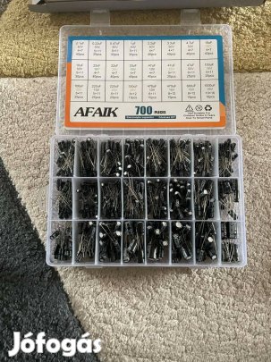 AFAIK elektrolit kondenzátor készlet 700 db, 24 érték