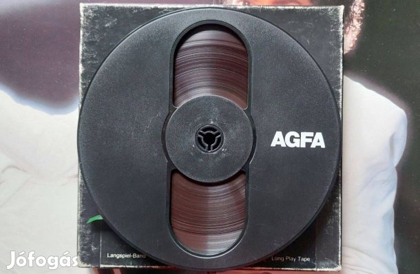 AGFA PE 39 18cm 540m 7iN 1800ft Orsós Magnószalag AGFA MAGNÓ Szalag