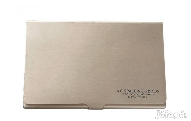 AG Spalding&Bros aluminium kártyatartó