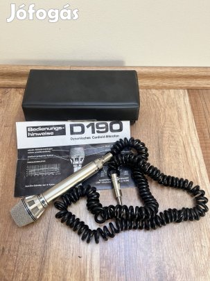 AKG D190 mikrofon vintage müködik