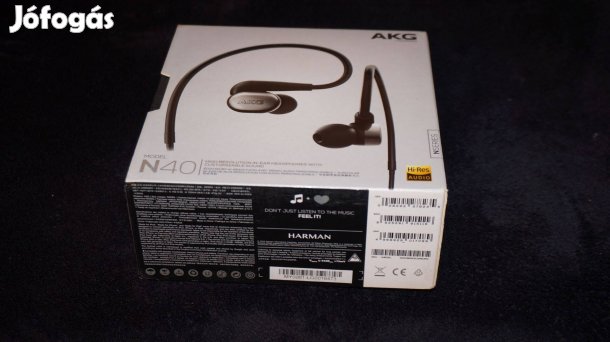 AKG N-40 high-end csúcs füllhalgató újszerű csak kipróbált tesztgyőzt