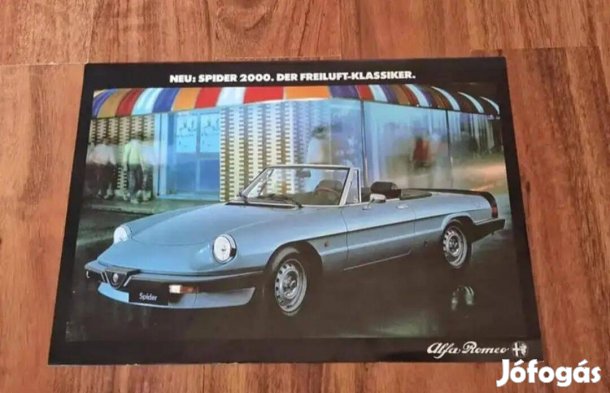 ALFA Romeo Spider Típuslap 1983