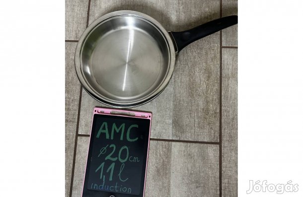 AMC 1,1 l-es Indukciós rozsdamentes serpenyő