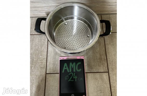 AMC rozsdamentes szűrő pároló betét 24 cm