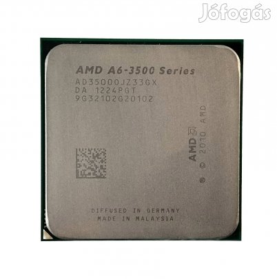 AMD A6-3500 processzor / APU 3x2.1GHz FM1