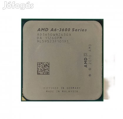 AMD A6-3650 processzor / APU 4x2.6GHz FM1