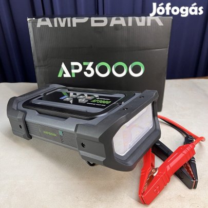 AMPBANK AP3000 - 3000A autós indító és digitális guminyomás-komp