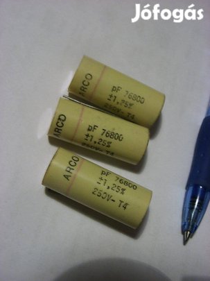 ARCO 76,8nF 250V kondenzátor, kondi