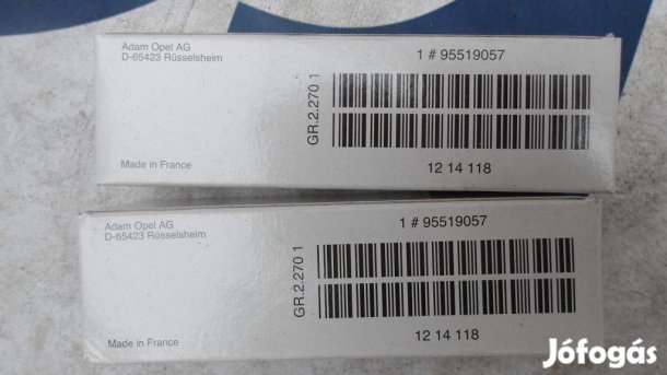 ÁR/DB(GYÁRI ÚJ) OPEL GYÚJTÓGYERTYA 95519057