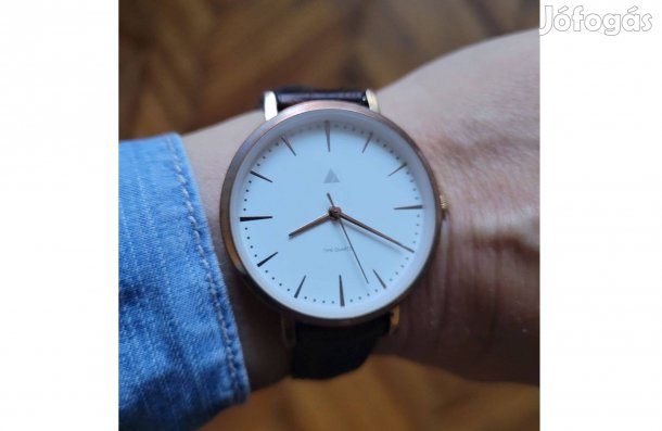 ASOS női karóra - barna bőr szíjjal (05089540) - elemcserét igényel