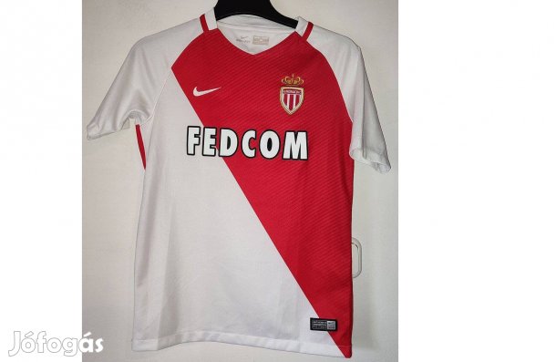 AS Monaco eredeti Nike 2016-os fehér piros gyerek mez (147-158)