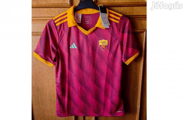 AS Roma eredeti adidas 2023-24 gyerek mez (140, 164)