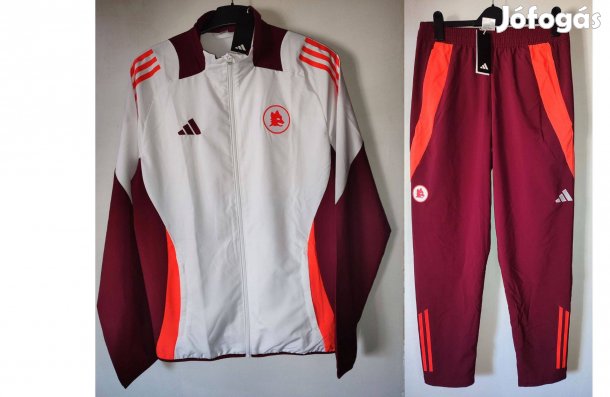 AS Roma eredeti adidas fehér bordó szabadidő szett