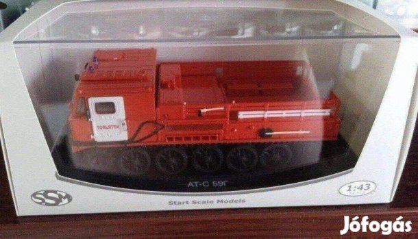 ATS 59G tűzoltó "SSM" kisauto modell 1/43 Eladó