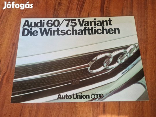 AUDI 60 / 75 Variant Prospektus 1969 Hibátlan állapot!!