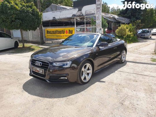 AUDI A5 Cabrio 2.0 TDi S-LINE!Gyönyörű!Gyári új...