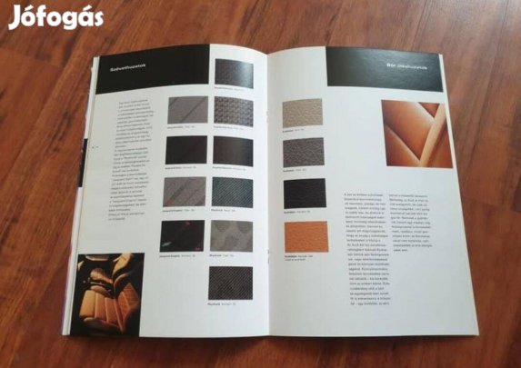 AUDI B5 A4 / A4 Avant Fényezés/ Kárpitok/ Felszerelés Prospektus 1995