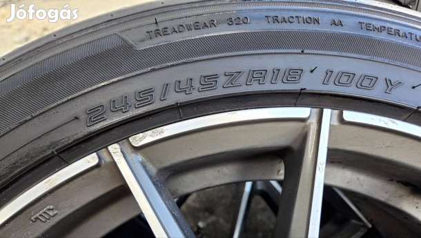 AUDI/VW/SEAT/Skoda  18" Alufelni 80-90% Gumikkal Eladó