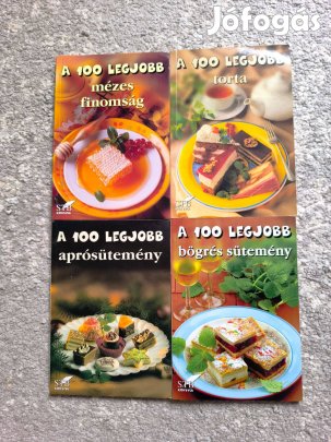 A 100 legjobb torta, aprósütemény, mézes finomság, bögrés sütemény