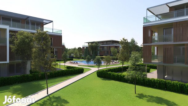 A-13 Balatonszemes legszebb, exkluzív vízparti lakóparkja magas minősé