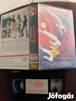 A 3 ninja visszarúg vígjáték vhs 