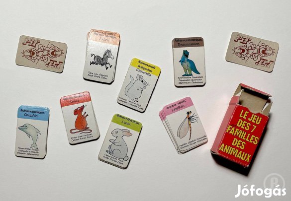 A 7 állatcsalád játéka - Pif mini kártya - - - (Csak személyesen!)
