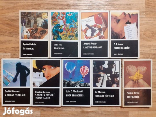 A 9 db izgalmas krimi a Fekete Könyvek sorozatából egy csomagban