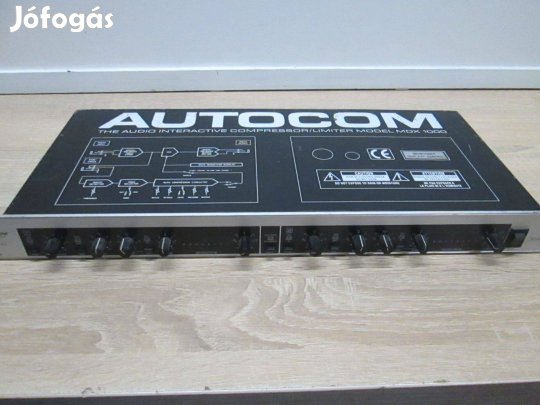 A Behringer Autocom MDX 1000 kompresszor/limiter Leárazva!