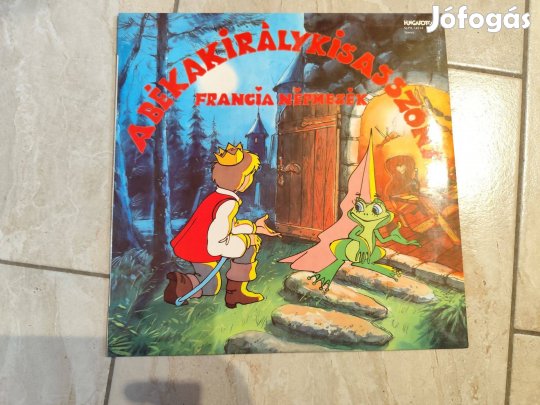 A Békakirálykisasszony-(több mese)- bakelit hanglemez kiváló állapotba