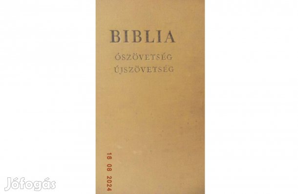 A Biblia - Ó és újszövetség (sárga)