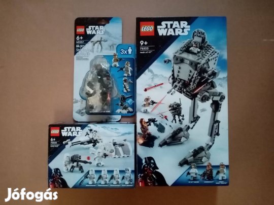 A Birodalom visszavág bontatlan Star Wars LEGO 40557 + 75320 + 75322 u