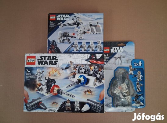A Birodalom visszavág bontatlan Star Wars LEGO 40577 + 75320 + 75239 u