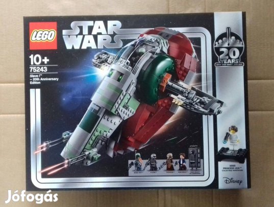 A Birodalom visszavág bontatlan Star Wars LEGO 75243 Slave I utánvét