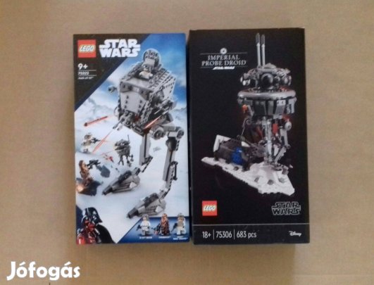 A Birodalom visszavág bontatlan Star Wars LEGO 75306 + 75322 utánvét F