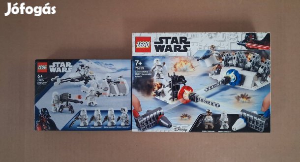 A Birodalom visszavág bontatlan Star Wars LEGO 75320 + 75239 utánvét F
