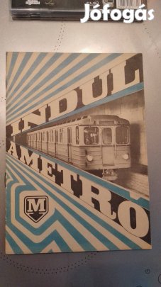 A Budapesti Metró távlati terve 1972 Retro füzet 