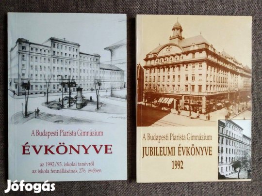 A Budapesti Piarista Gimnázium jubileumi Évkönyve a 1992