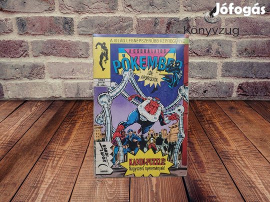 A Csodálatos Pókember 32. 1992/1. - A Pókkölyök (fólia+hátlap)