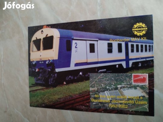 A Dunakeszi Járműjavító 50 éve gyárt vasúti kocsit 2002-es jubile