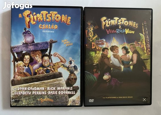 A Flintstone család 1,2rész dvd