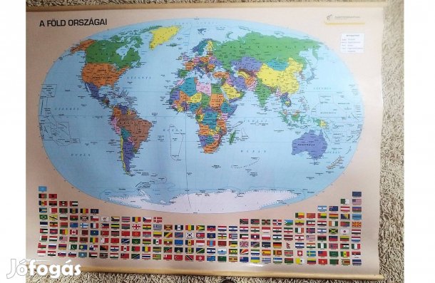 A Föld országai Cartographia falitérkép 120 x 90 cm