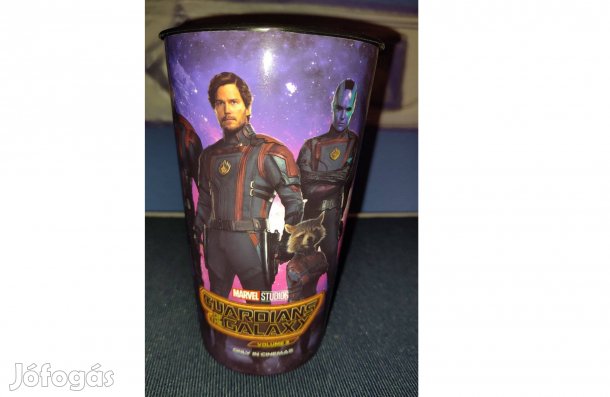 A Galaxys örzői 3. eredeti Marvel mozis pohár (új)