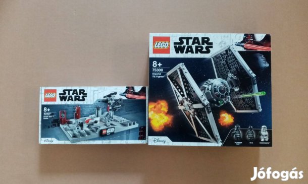 A Jedi visszatér bontatlan Star Wars LEGO 40407 + 75300 TIE utánvét Fo
