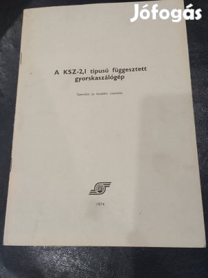 A KSZ-2,I típusú függesztett gyorskaszálógep 