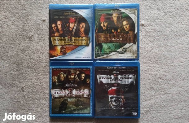A Karib-tenger kalózai (bontatlanok) blu-ray blu ray film