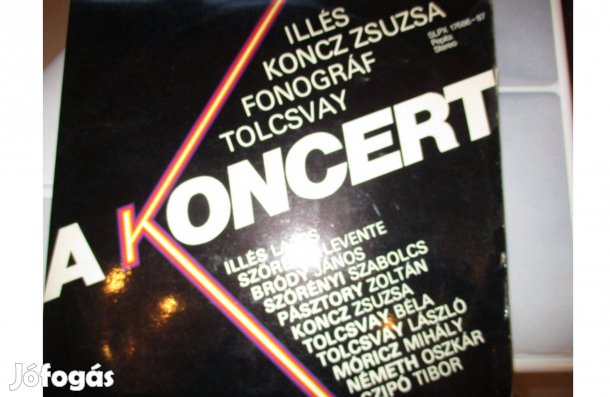 A Koncert bakelit hanglemez eladó