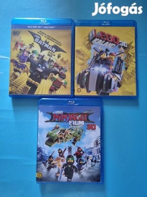 A Lego kaland, Batman, ninjago 3d és 2d blu-ray
